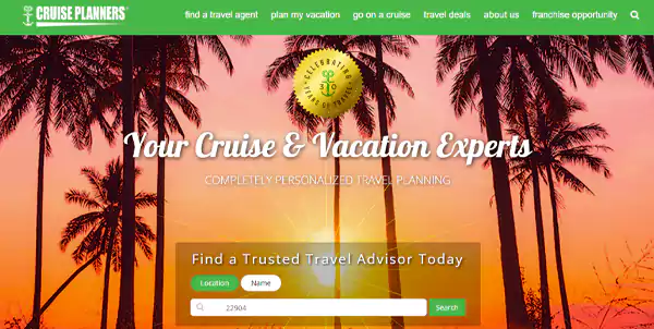 Homepage of the Cruise Planners