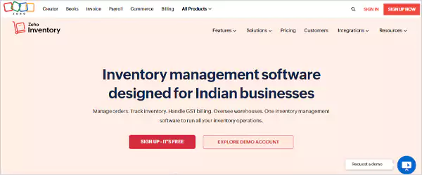 Zoho Inventory